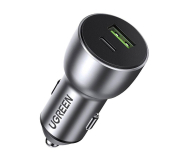 UGREEN Ładowarka samochodowa CD213 USB + USB-C 36W szara - 1488950 - zdjęcie 1